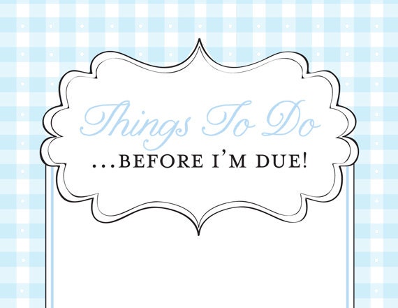 Before I'm Due Blue Notepad