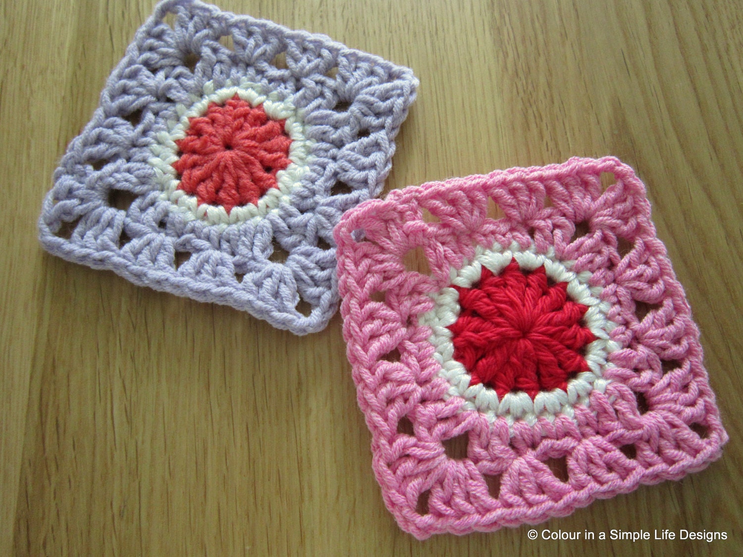 Granny's Gone Dotty Square Crochet Pattern