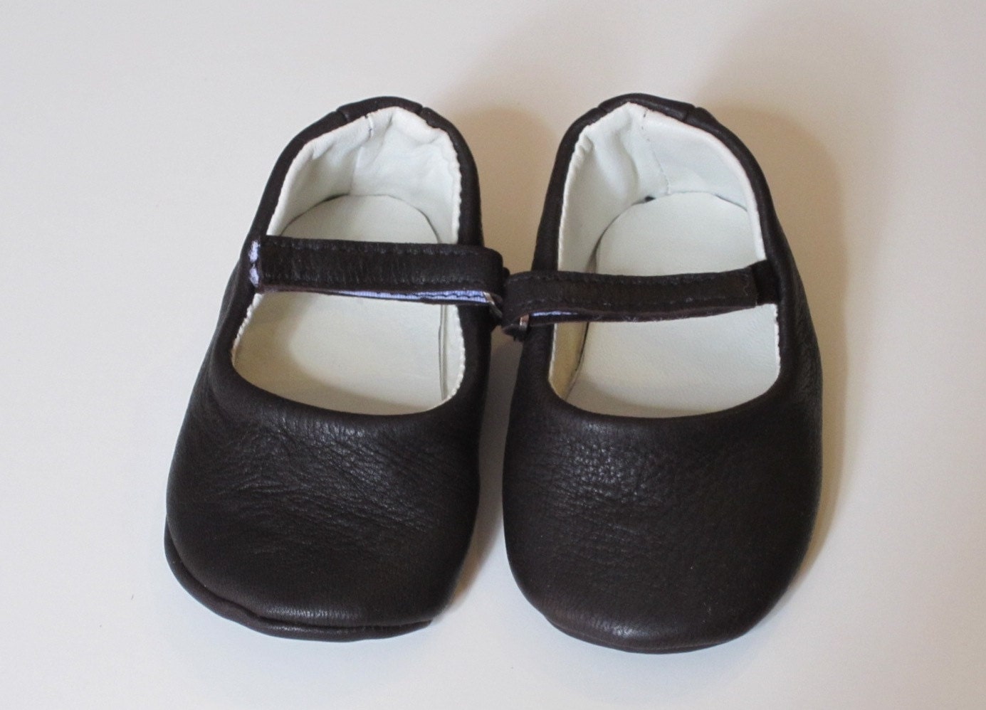 Brown Mary Jane Soft Leather Baby/ Toddler Shoes