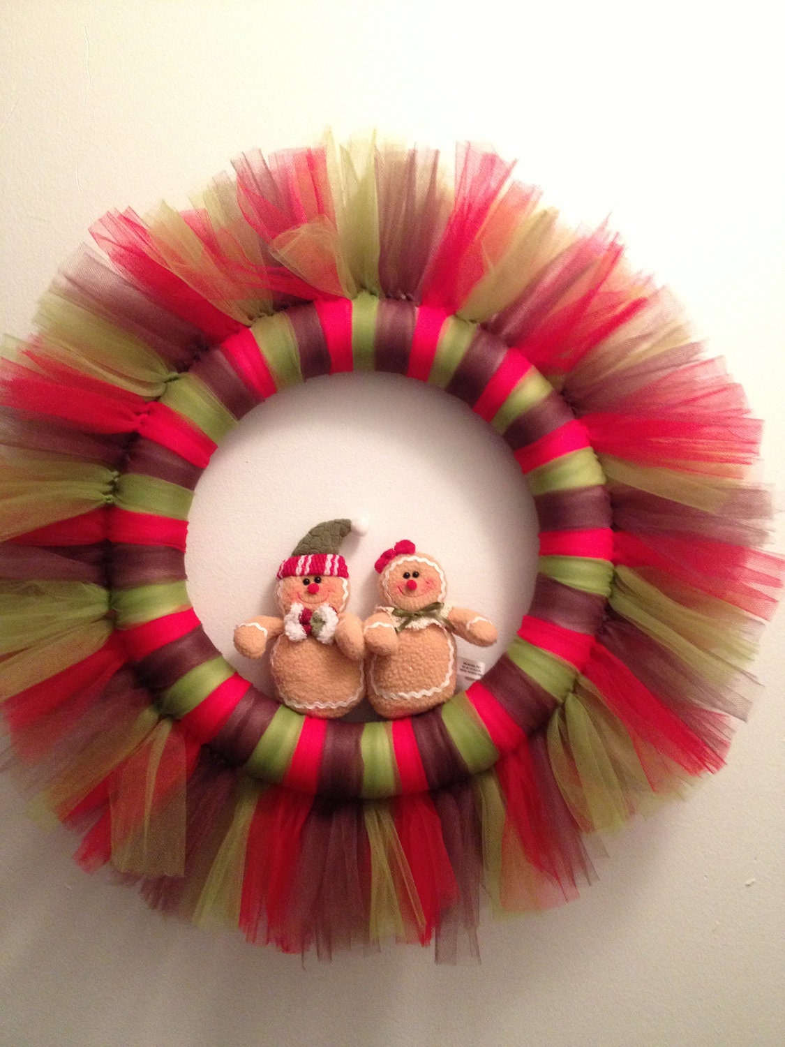 wreaths with tulle