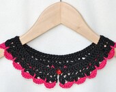 bicolor crochet collar, elegant collar crochet, romantic chocker,gift ideal for mother's day, spring fashion