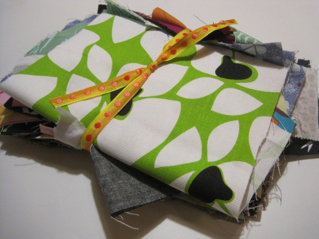 Destash, Remnants, Scrap Fabric- Over 1 pound- For Scrapbooking Quilting, Crafts