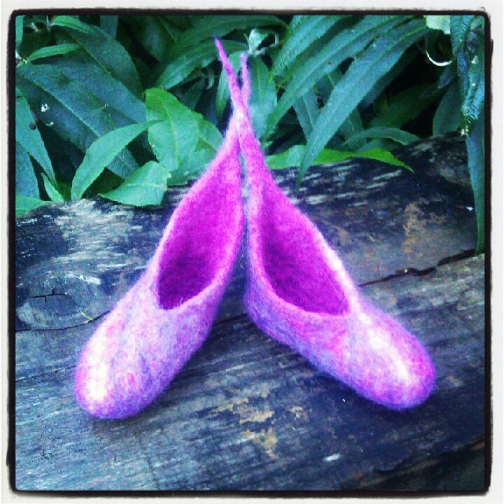 Design Your Own Hand Felted Slippers for Toddler, Baby and Newborn. Pixie Boots & Fairy Shoes. Custom Order. Deposit Only.