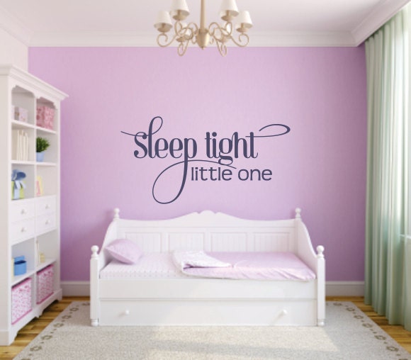 Sleep Tight Little One - Vinyl Wall Art Decal