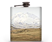 Alaskan Mountains - 6oz Whiskey Hip Flask