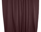 Beautiful Brown Velvet Custom Made Panel Drape Wall Decoration Display Curtain Background 12'W x 9'H