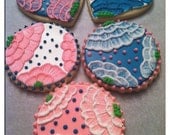 Hand Painted Flower Cookies