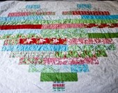 Christmas Heart Quilt - Shop Clearance