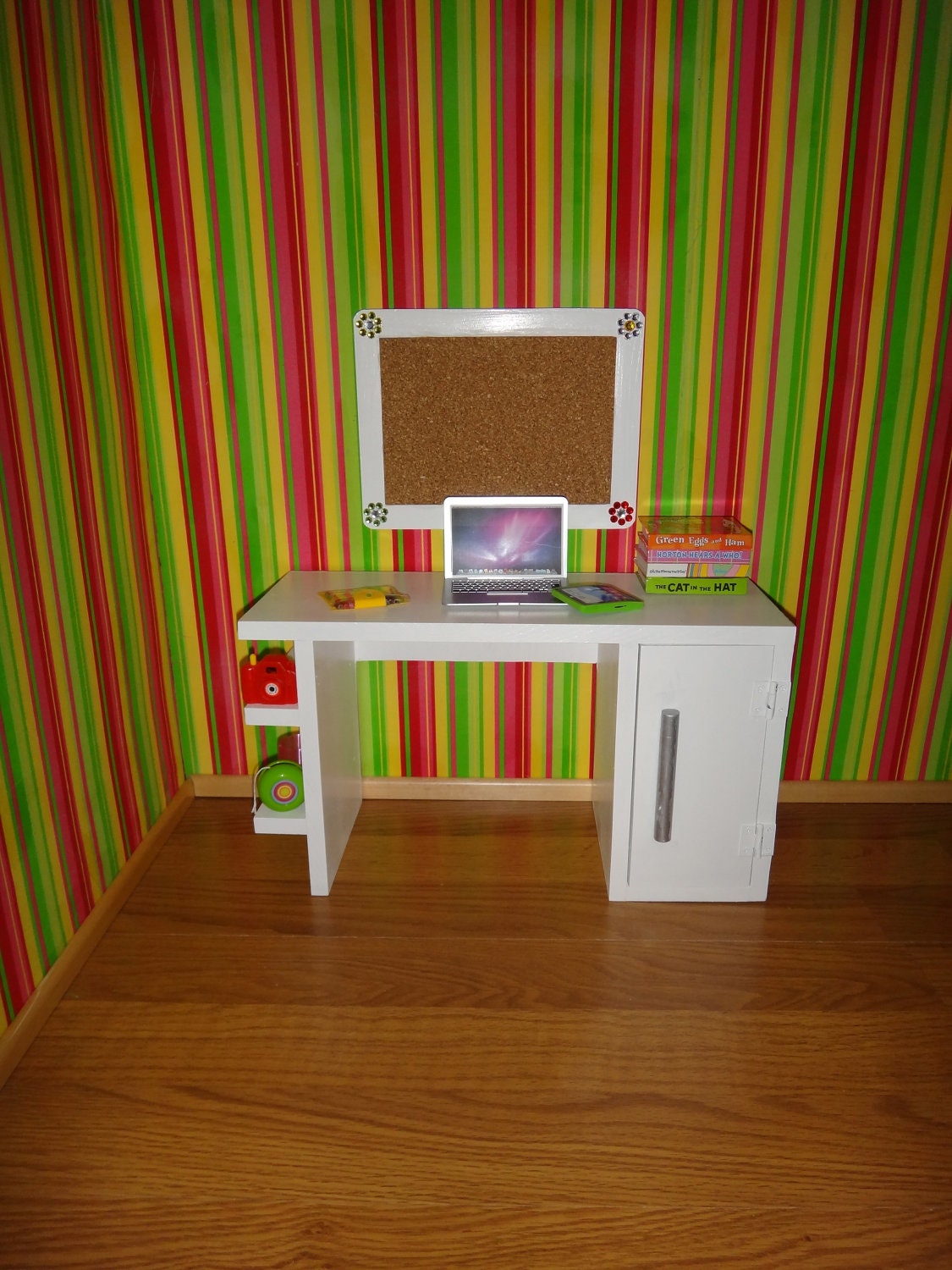 American Girl Doll  Desk & Cork Board ONLY