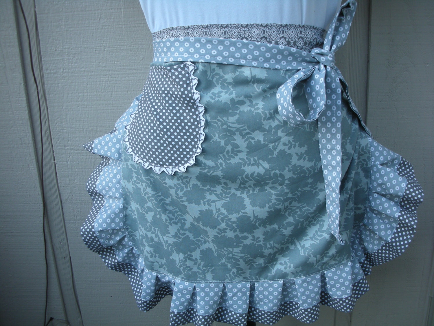 Aprons - Fifty Shades of Grey Aprons - Annies Attic Aprons - EL James Grey Aprons