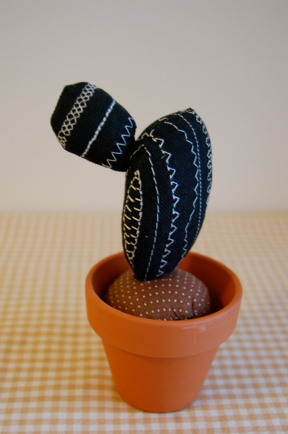 SALE Embroidered Cactus