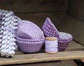 Party Pack - Purple, Violet Paper Straws, Cupcake Liners, Favor Bags, Bakers Twine Il_170x135