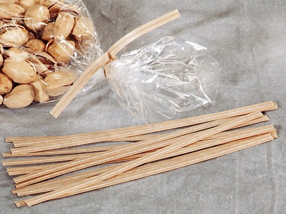 Kraft Natural twist ties, pack of 50 gift wrap, packaging Il_570xn