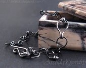 Men jewelry men bracelet oxidized sterling silver bracelet - Steampunk men fashion sexy guy mans black industrial design ohtteam - Hermes