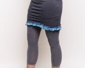 Stylish gray women skirt. Fashion clothing