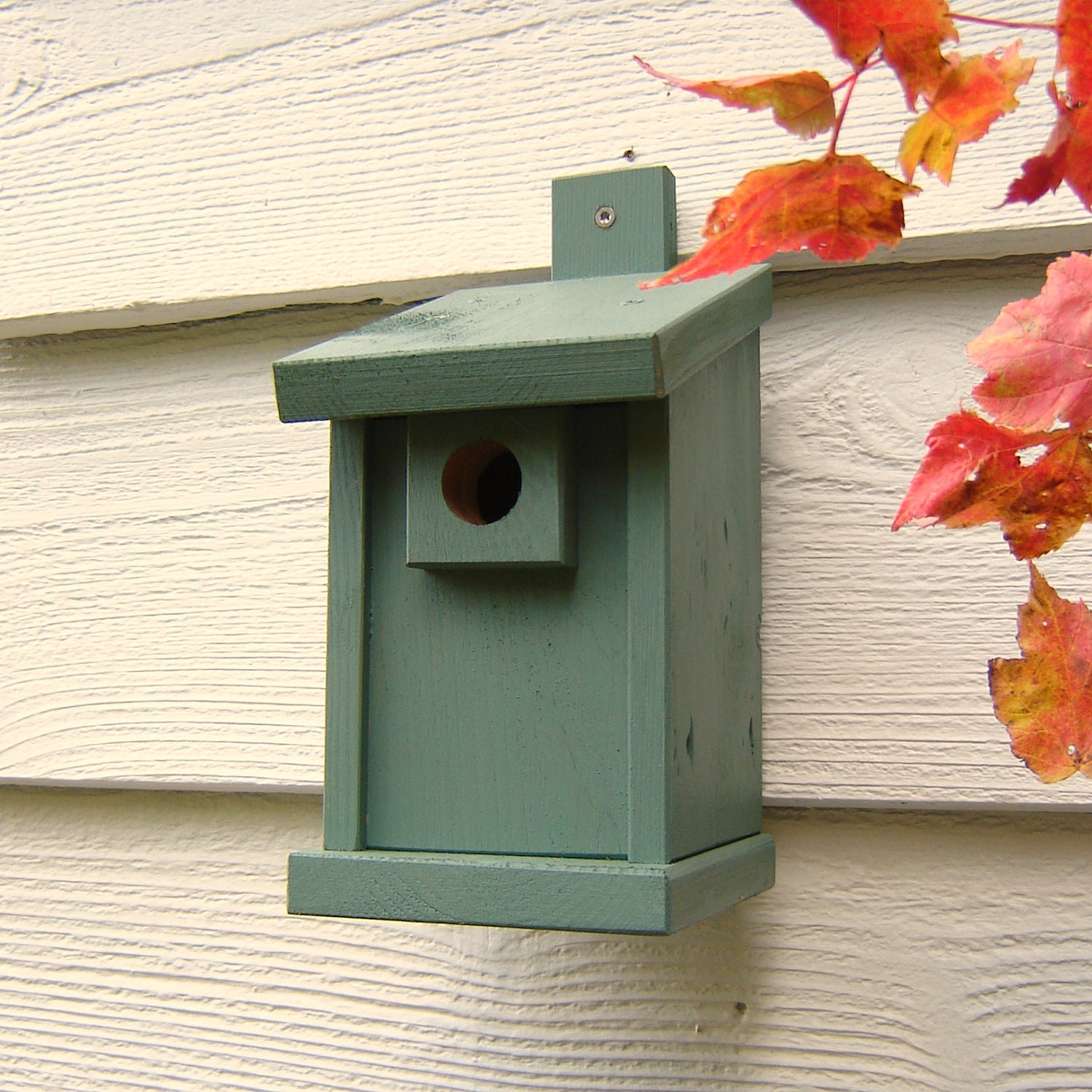 Chickadee Bird House Handmade from Rescued Cedar Wood