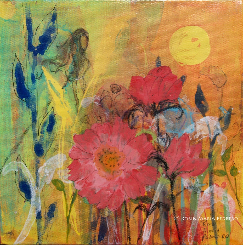 Wandering Princess reproduction on canvas