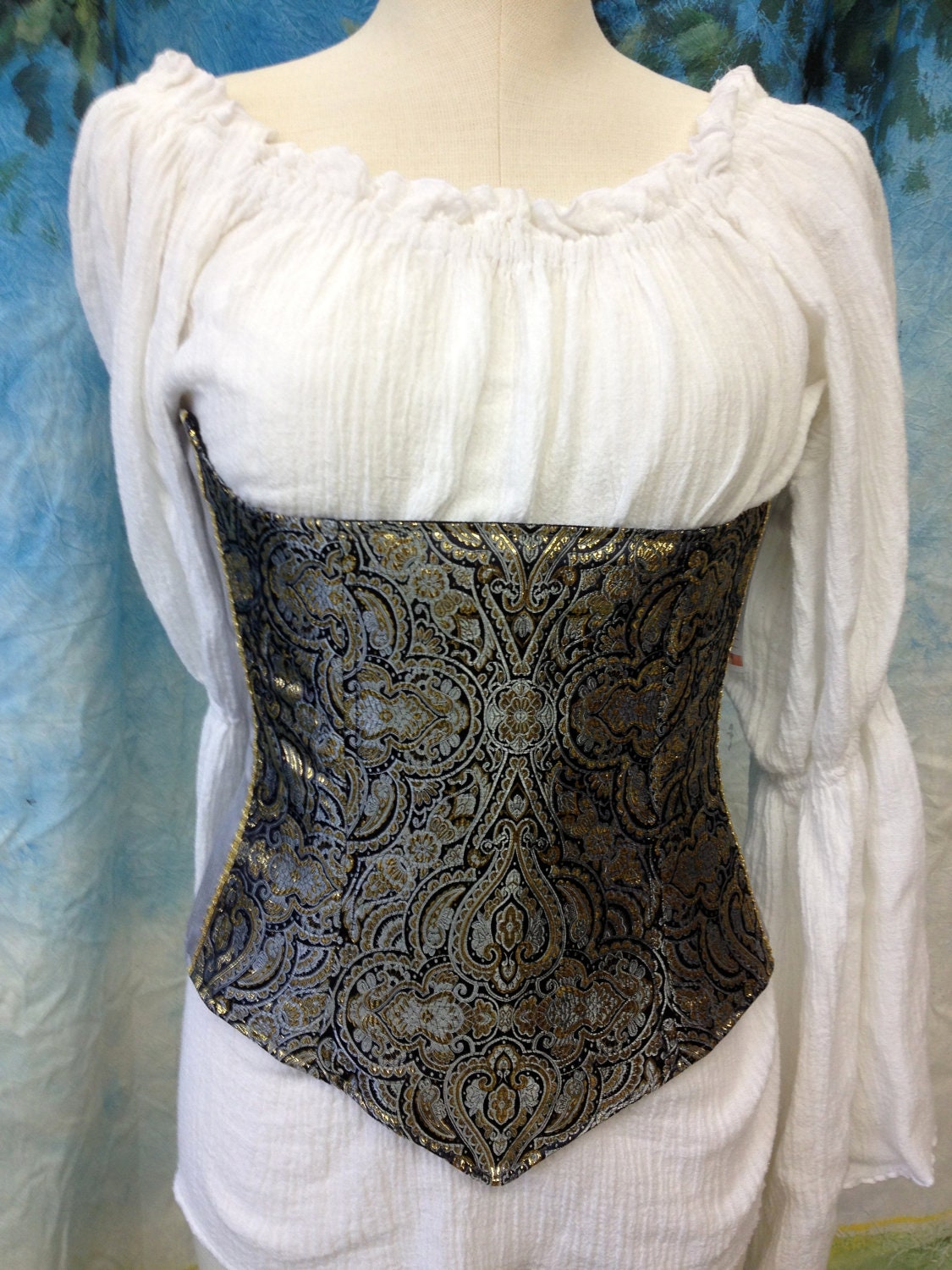 Princess Renaissance Underbust Corset - Ready to Ship - 2 Sizes Available including plus sz. 27, 33