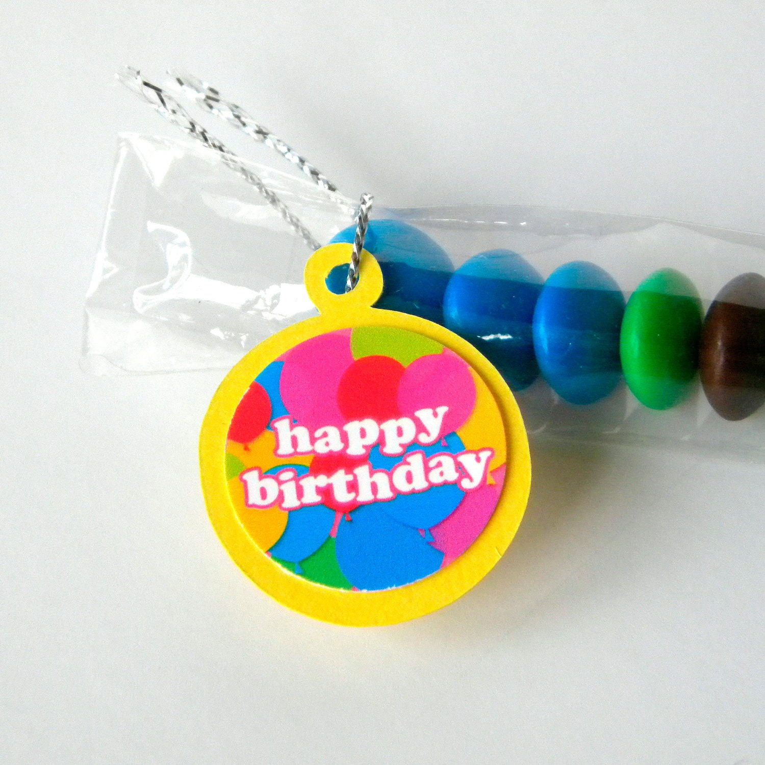 Happy Birthday Party Favors - Candy Treat Bags, Set of 12 Il_570xn