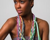 Neon Summer Scarf bohemian tribal necklace hipster jewelry Spring Scarf Summer Fashion Christmasinjuly CIJ