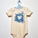 Organic Nest one-piece- Turquoise (3-6m & 6-12m)