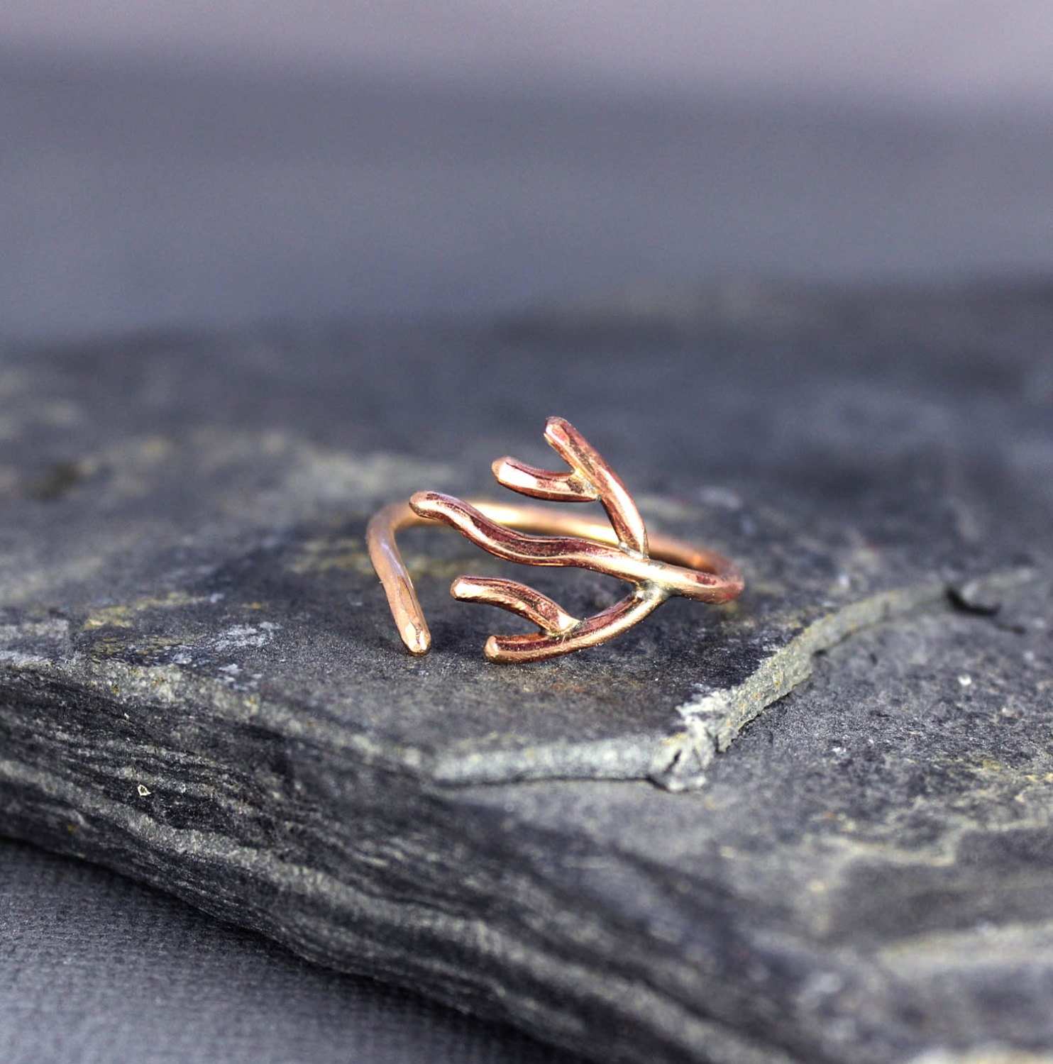 Coral Branch Adjustable ring, Beach Jewelry, Ocean Jewelry, Simple jewelry, Gifts for Her, Gifts Under 35