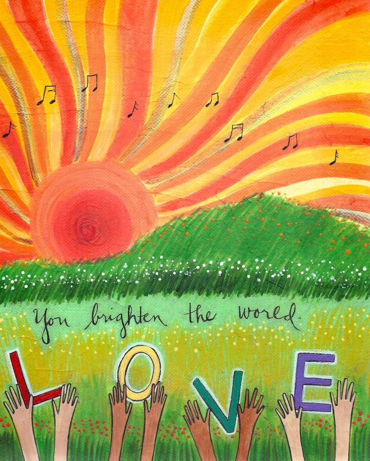Print : Brighten the World