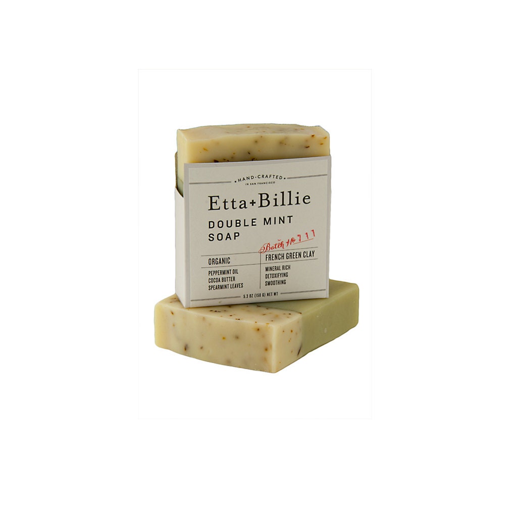 Double Mint Soap Organic Ingredients Vegan