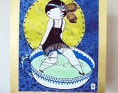Coffee Tea or Me - Ltd Edition fine art color print on 8in x 10in watercolor paper