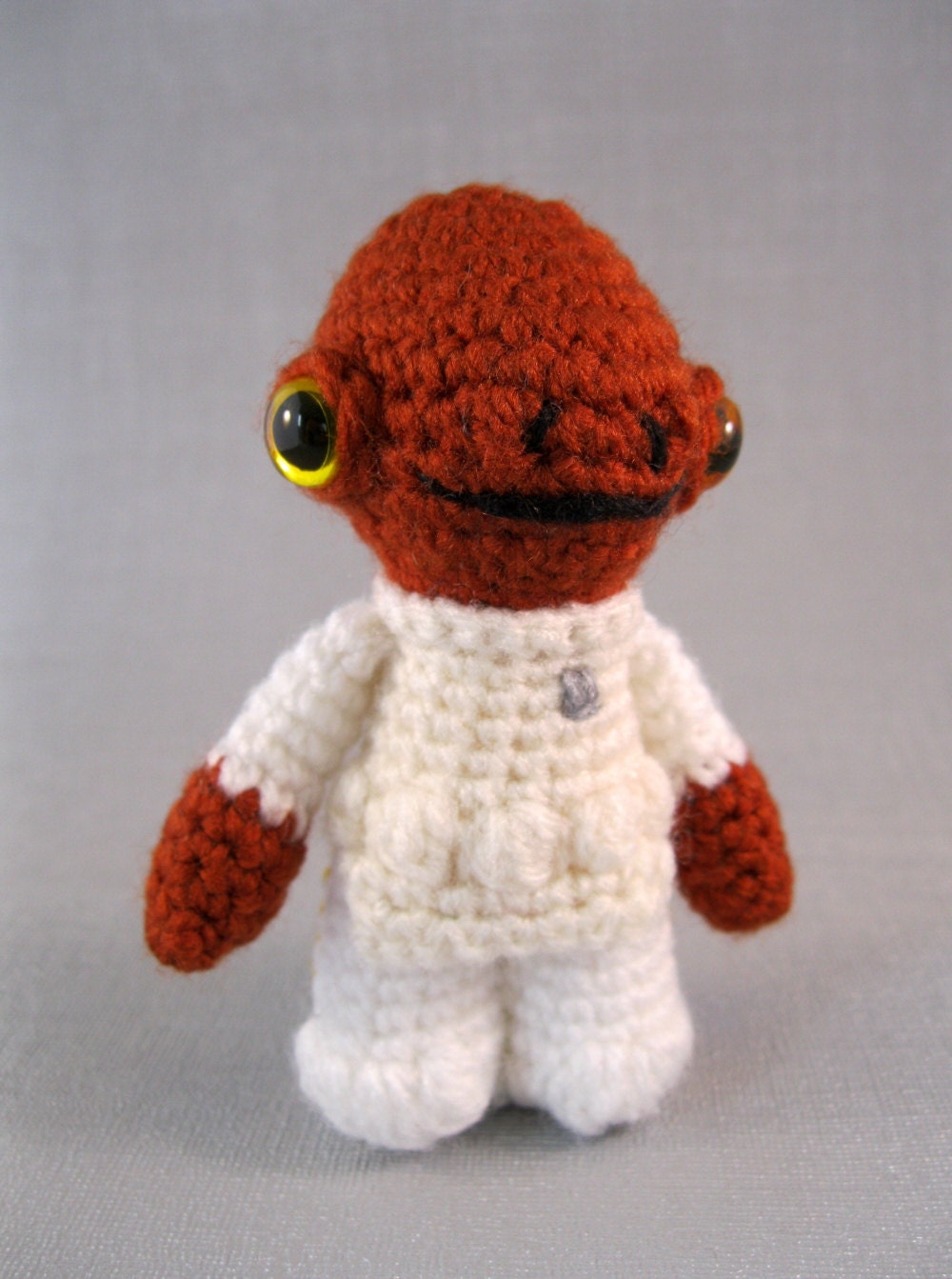 PDF of Admiral Ackbar - Star Wars Mini Amigurumi Pattern