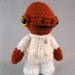 PDF of Admiral Ackbar - Star Wars Mini Amigurumi Pattern