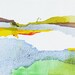 Delicate Abstract River Painting, 20 x 24" original fine art -- "Silted River"