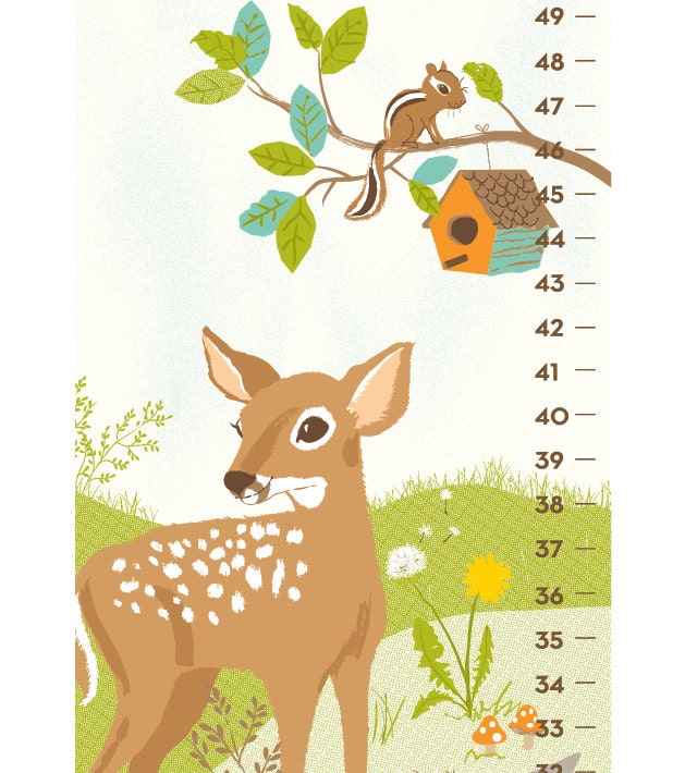 GROWTH CHART - Forest Woodland Friends