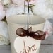 Shabby Chic Flower Girl Pail Custom Wedding Decor
