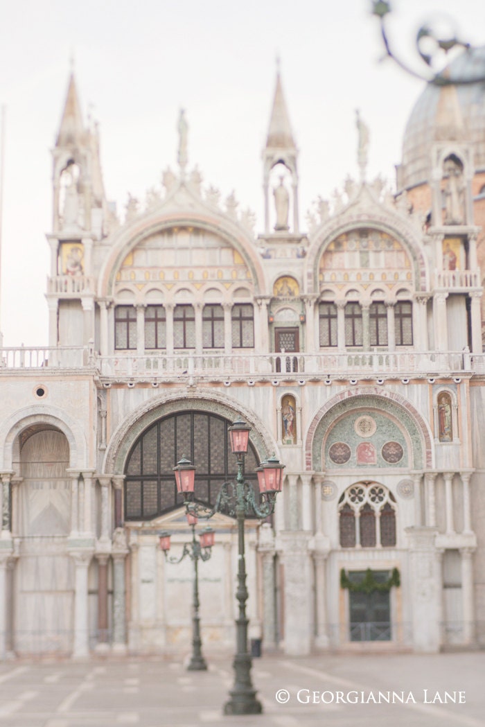 Venice Photography -  Piazza San Marco, Venice, Italy Travel Photograph, Wall Decor