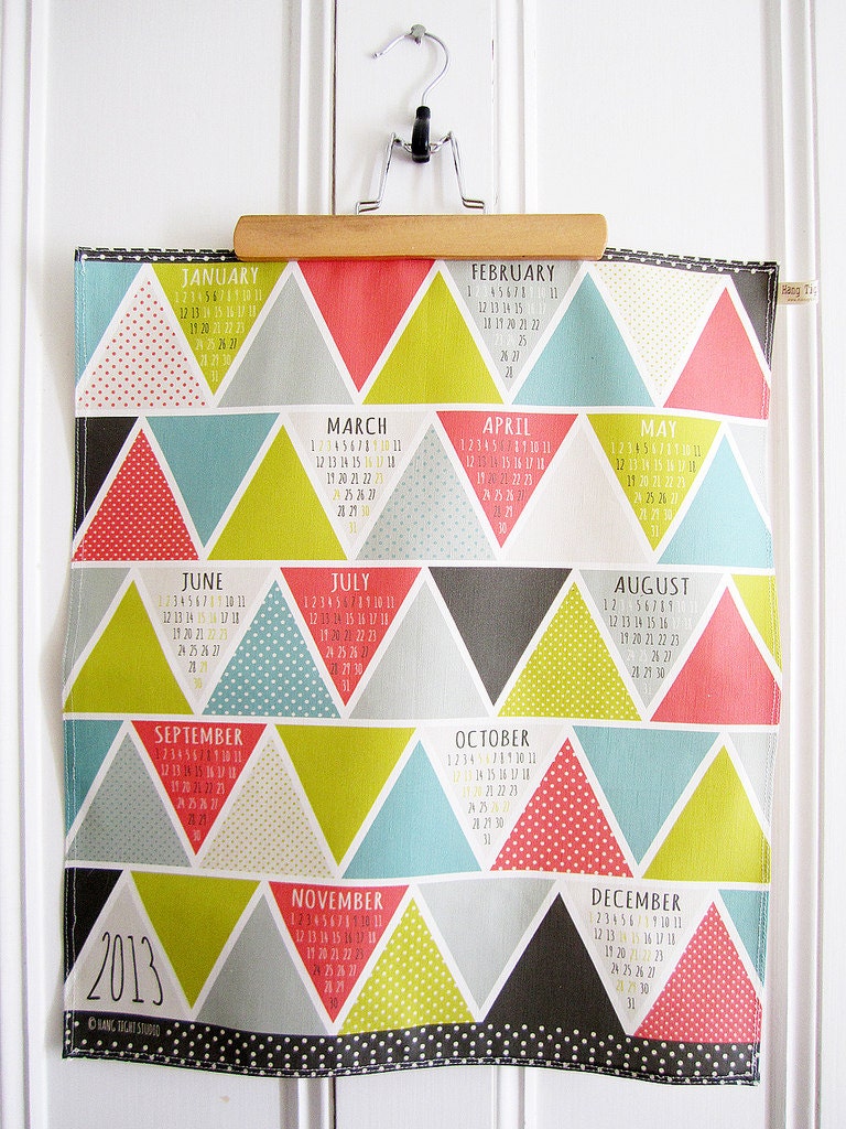 2013 Calendar Tea Towel - Triangulum ON SALE
