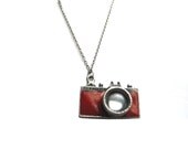 Necklace- Little Red Camera