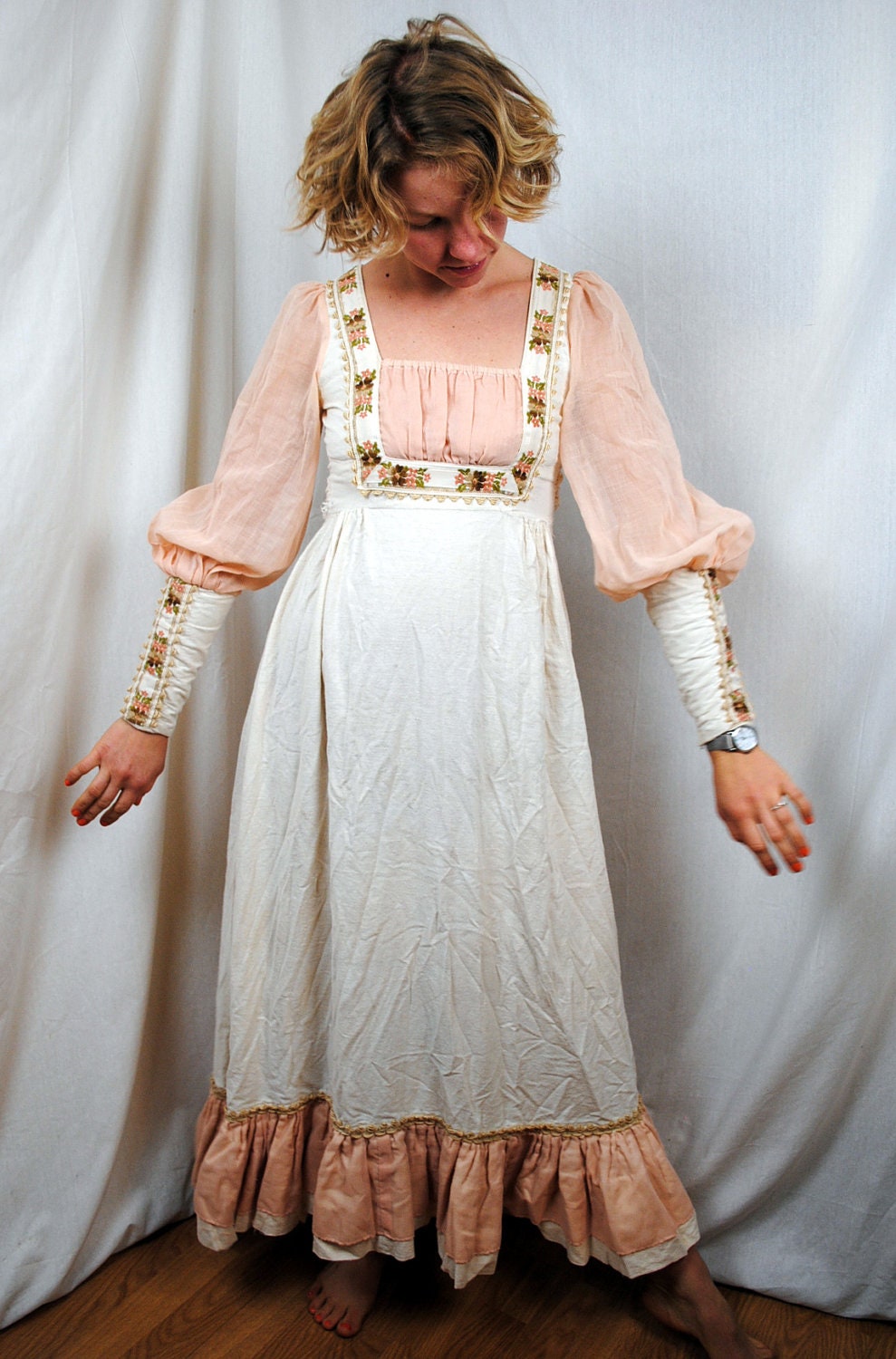 vintage gunne sax prairie dress
