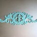Aqua Blue Fleur De Lis, Wall Decor, Paris Apartment, Tiffany Blue, Shabby and Chic, Cottage Chic