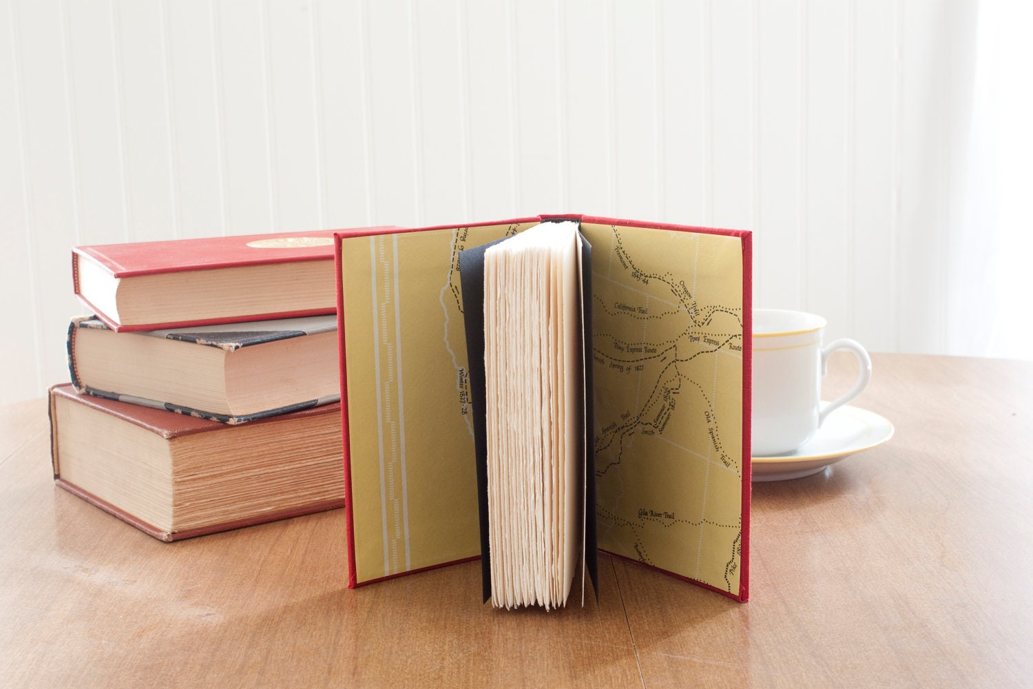 Red Map Book - Journal / Sketchbook