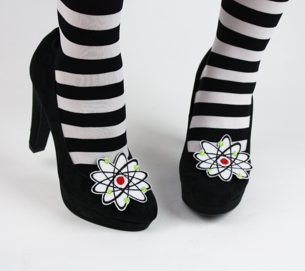 Geek Atom Shoe Clips, Boron Atom