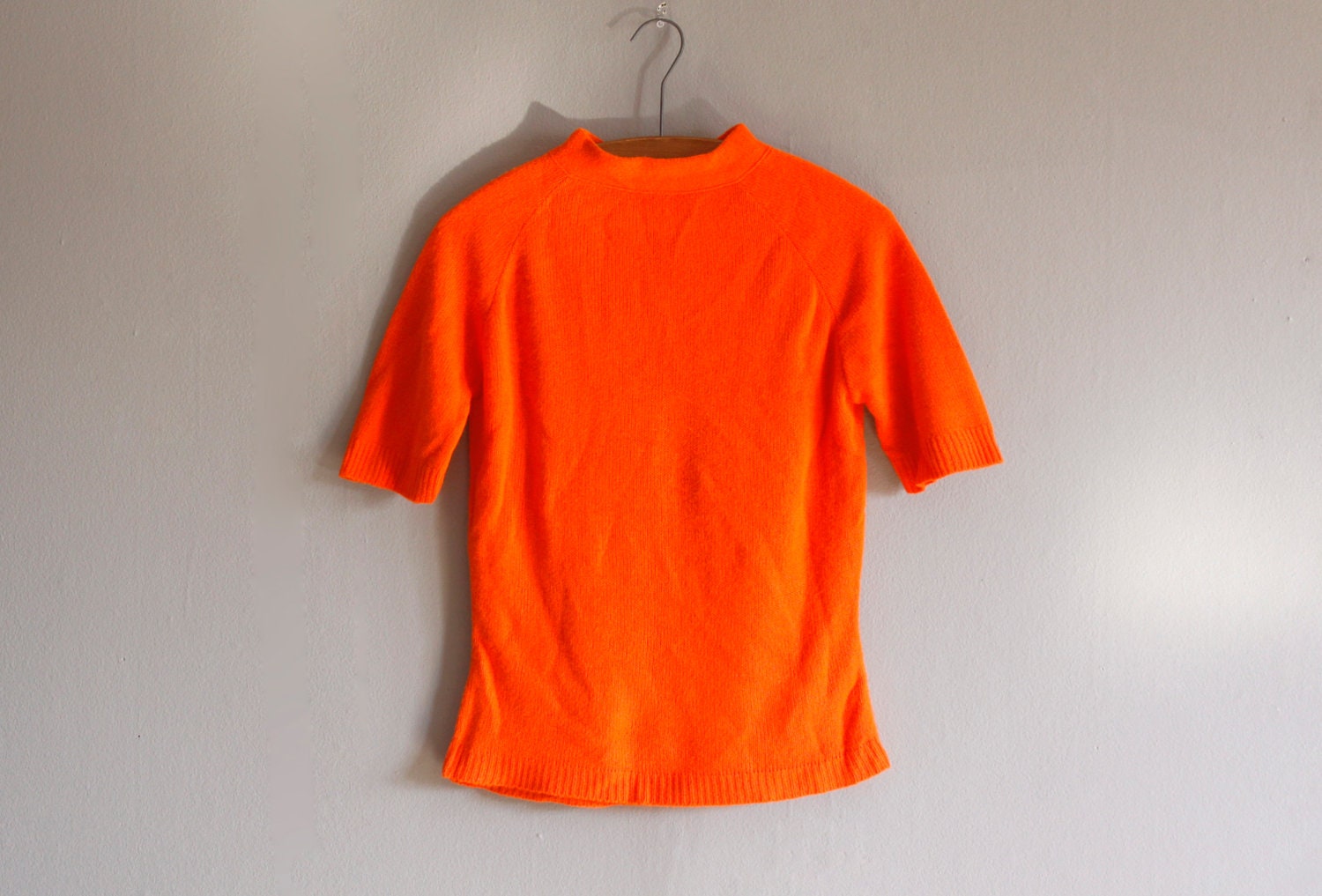 1960's neon carrot sweater
