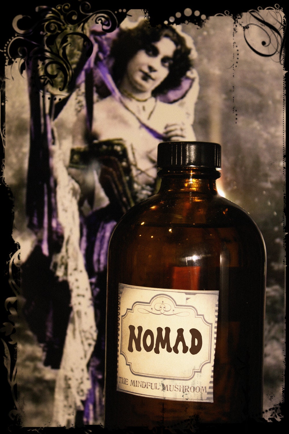 NOMAD-Hand Blended Artisan Oil-(primary notes:sandalwood, tonka beans, lavender, clove, bergamot, vetiver, lime,  sandalwood, cedar)