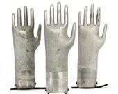 vintage aluminum glove mold