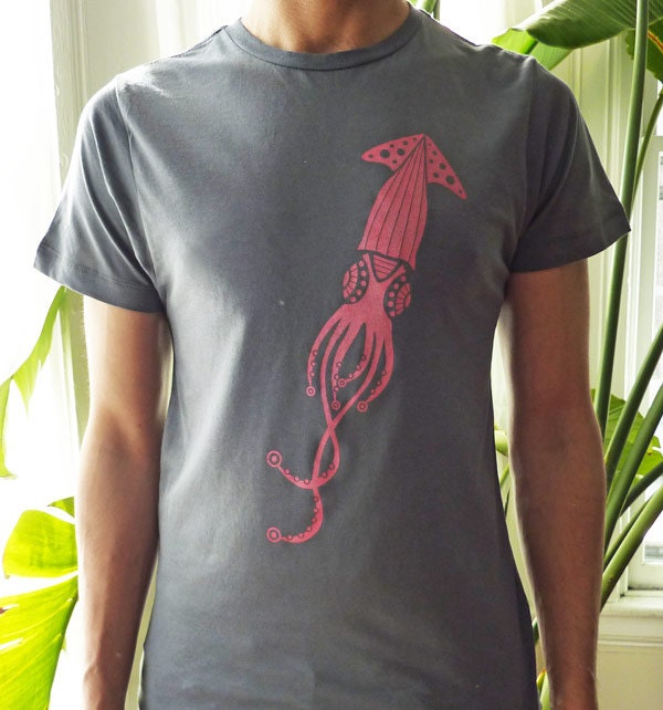 Pink Squid Mens/Unisex TShirt
