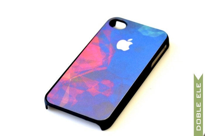 Abstract Watercolor iPhone Case - Red Blue Green