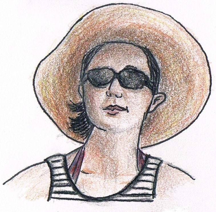 Custom Colored Pencil Illustration from your Photo - 8 1/2 x 11