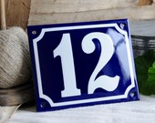 Enamel Address Number 4.3" x 5.5"