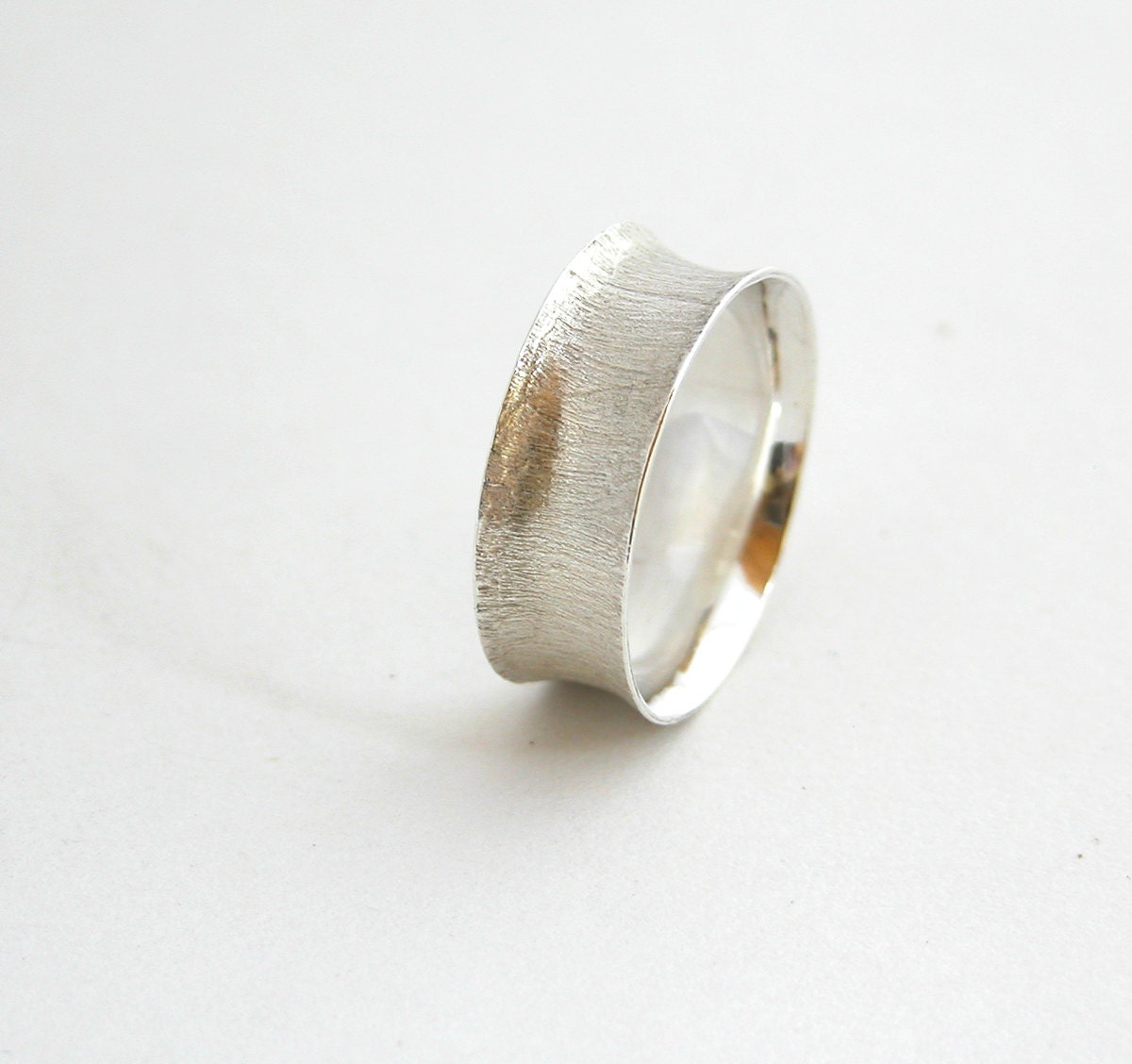 Silver Bands, His and Hers Promise Ring, Wedding Band, Mens Promise Ring, Handmade Silver Ring, Engagement Ring, Frosty Finish Band