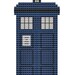 Blue Police Box cross stitch pattern pdf